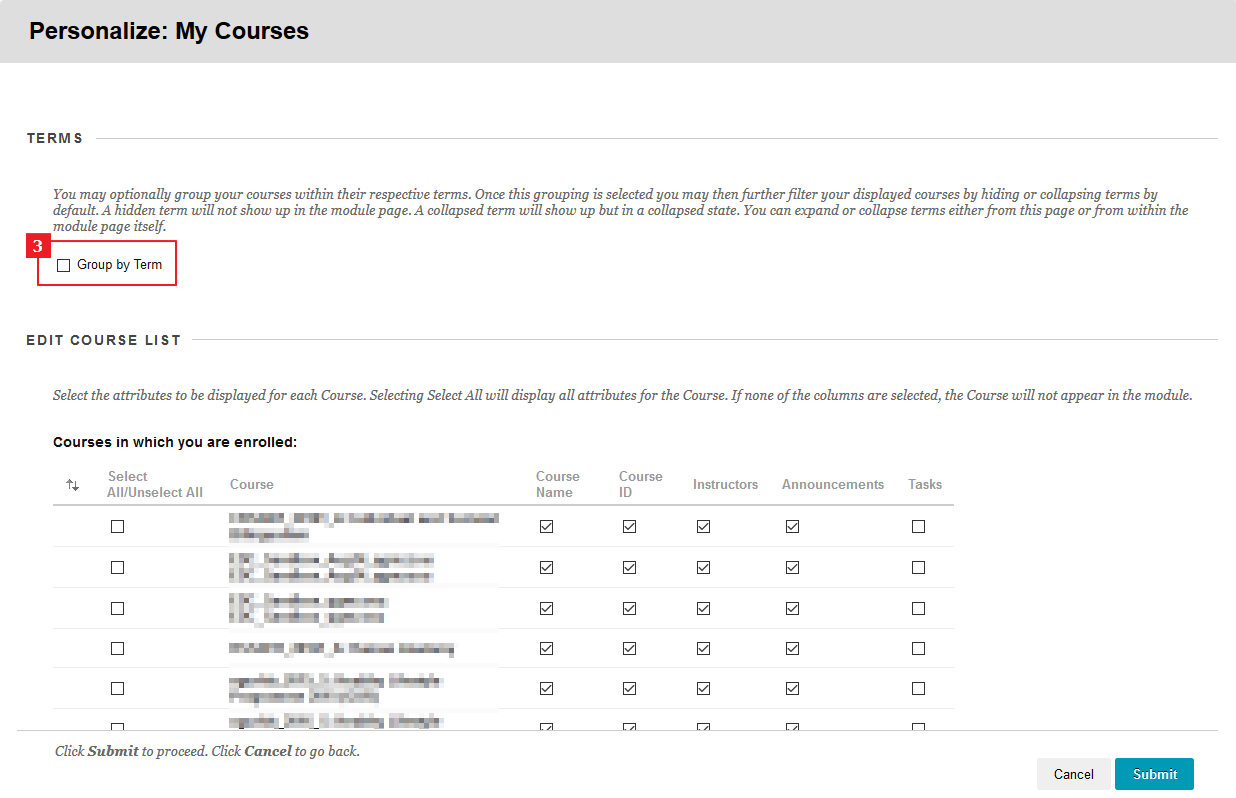 course management1a 2 